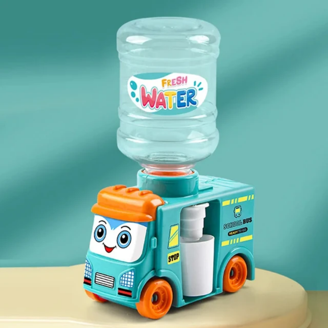 SCHOOL BUS TOY WITH WATER DISPENSER