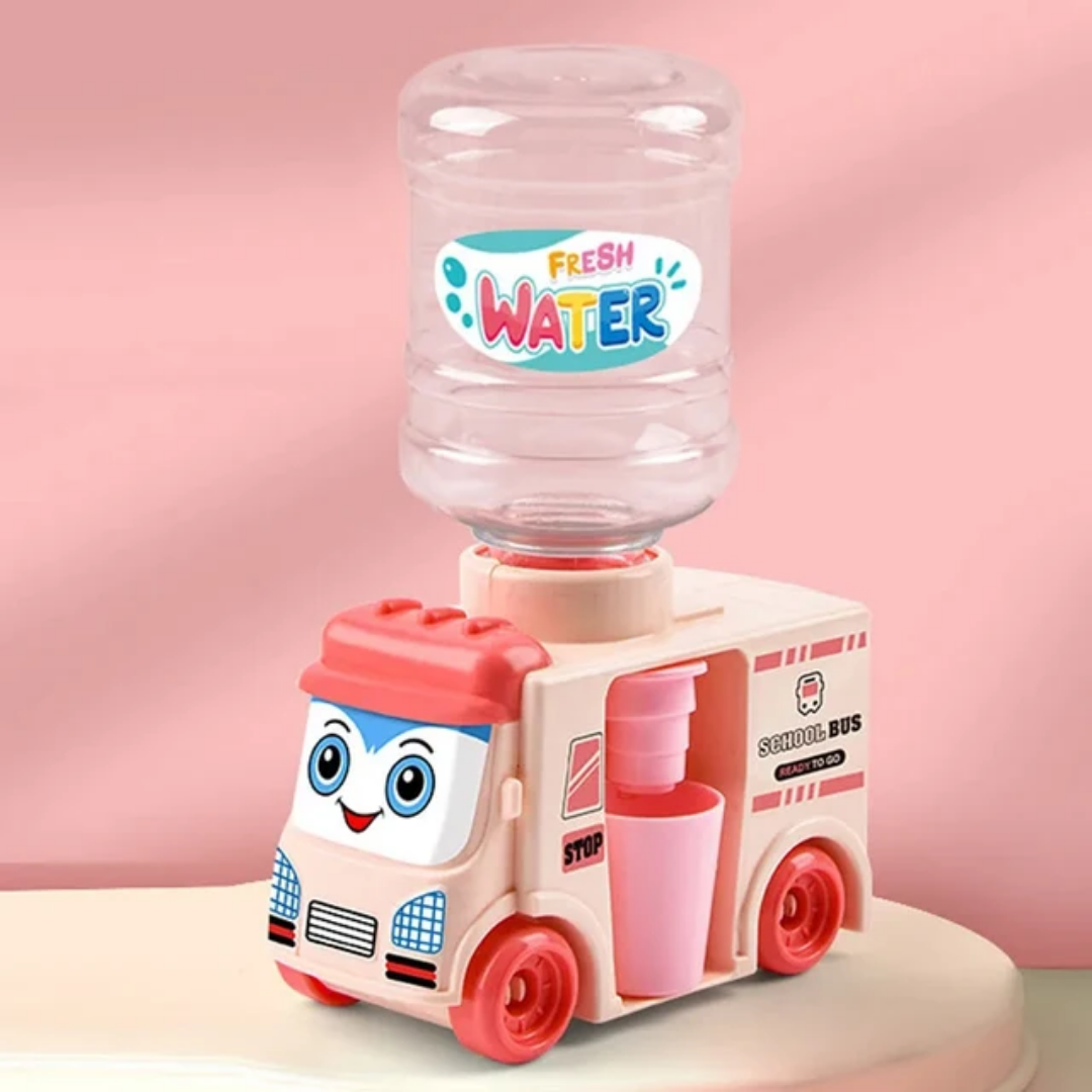 SCHOOL BUS TOY WITH WATER DISPENSER