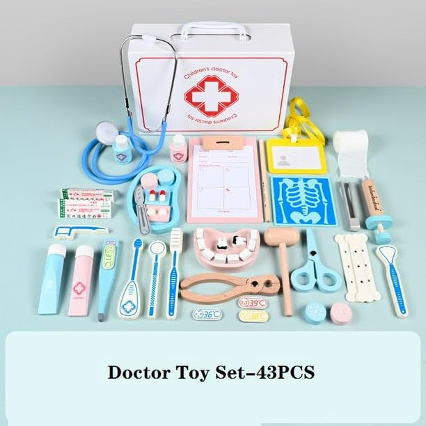 43PCS DOCTOR AND DENTIST KIT