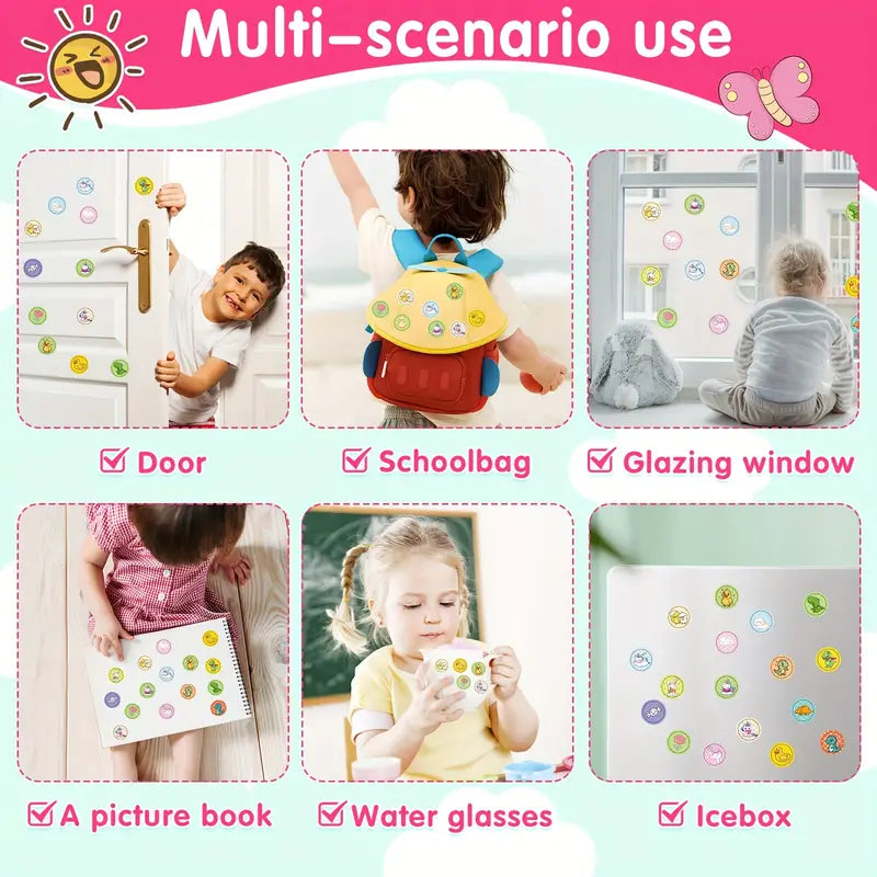 MAGIC STAMPER-100 REUSABLE STICKERS