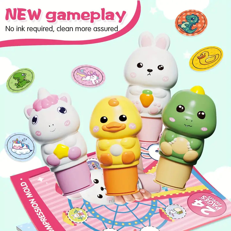 MAGIC STAMPER-100 REUSABLE STICKERS