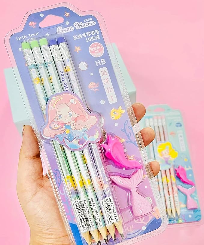 MERMAID GIFT PENCIL SET