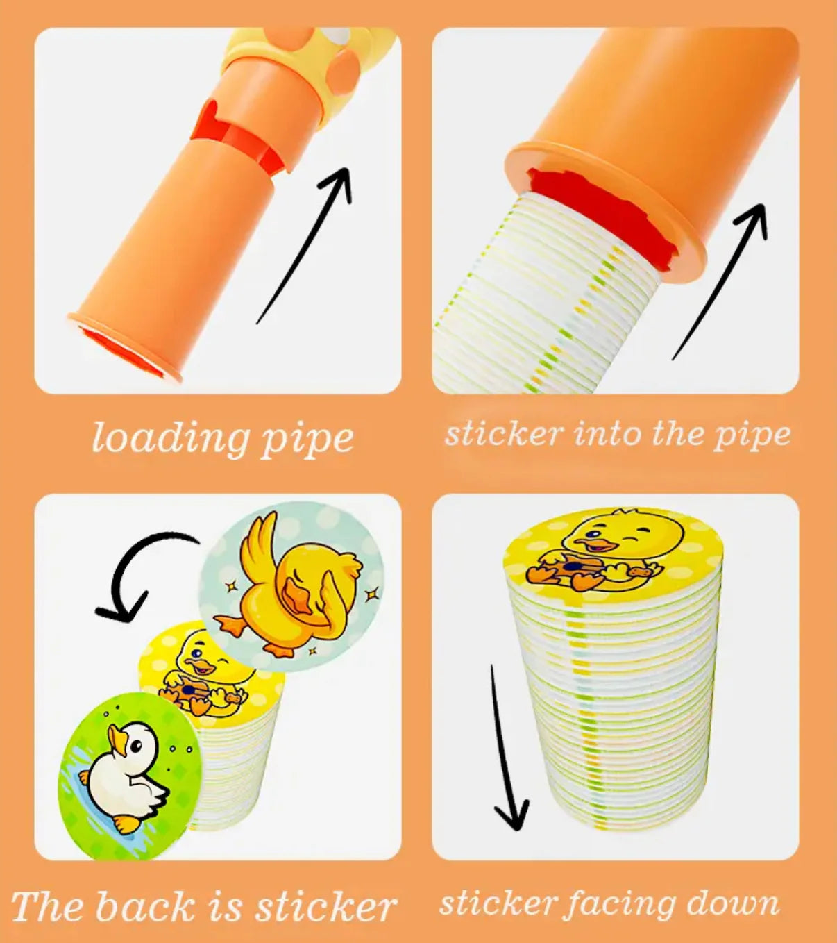 MAGIC STAMPER-100 REUSABLE STICKERS