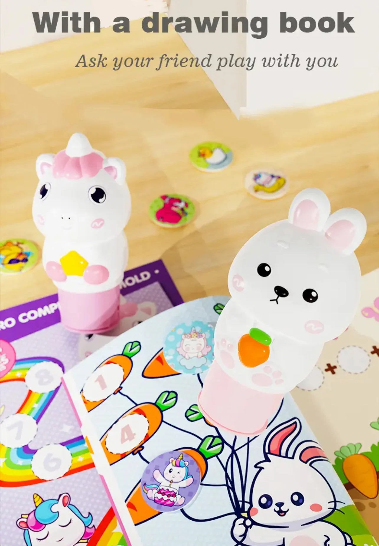 MAGIC STAMPER-100 REUSABLE STICKERS