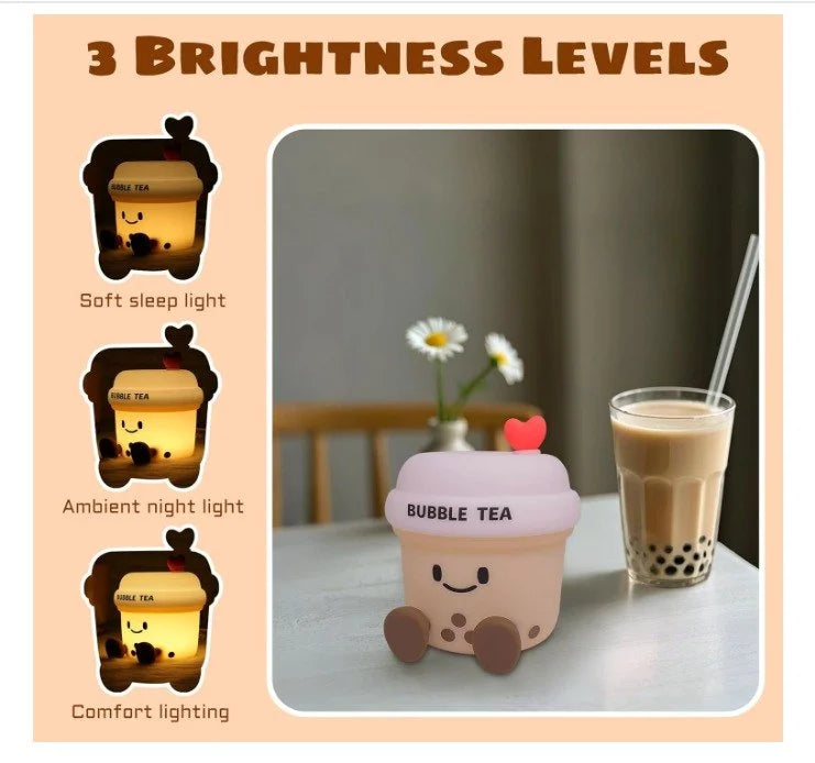 I LOVE BUBBLE TEA LAMP