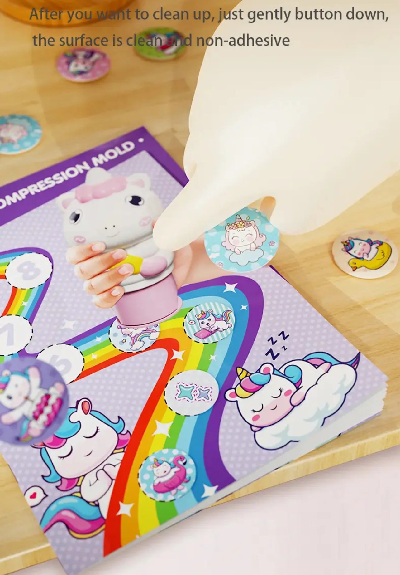 MAGIC STAMPER-100 REUSABLE STICKERS