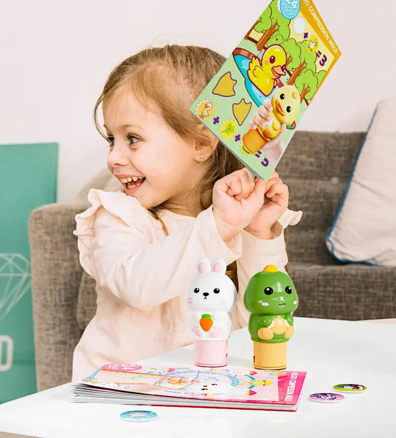 MAGIC STAMPER-100 REUSABLE STICKERS