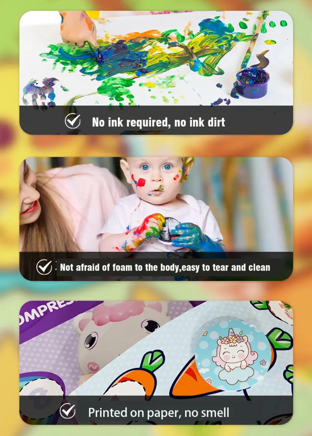 MAGIC STAMPER-100 REUSABLE STICKERS