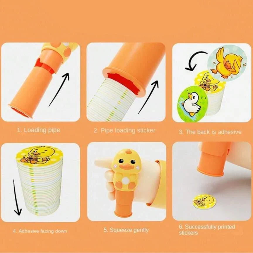 MAGIC STAMPER-100 REUSABLE STICKERS