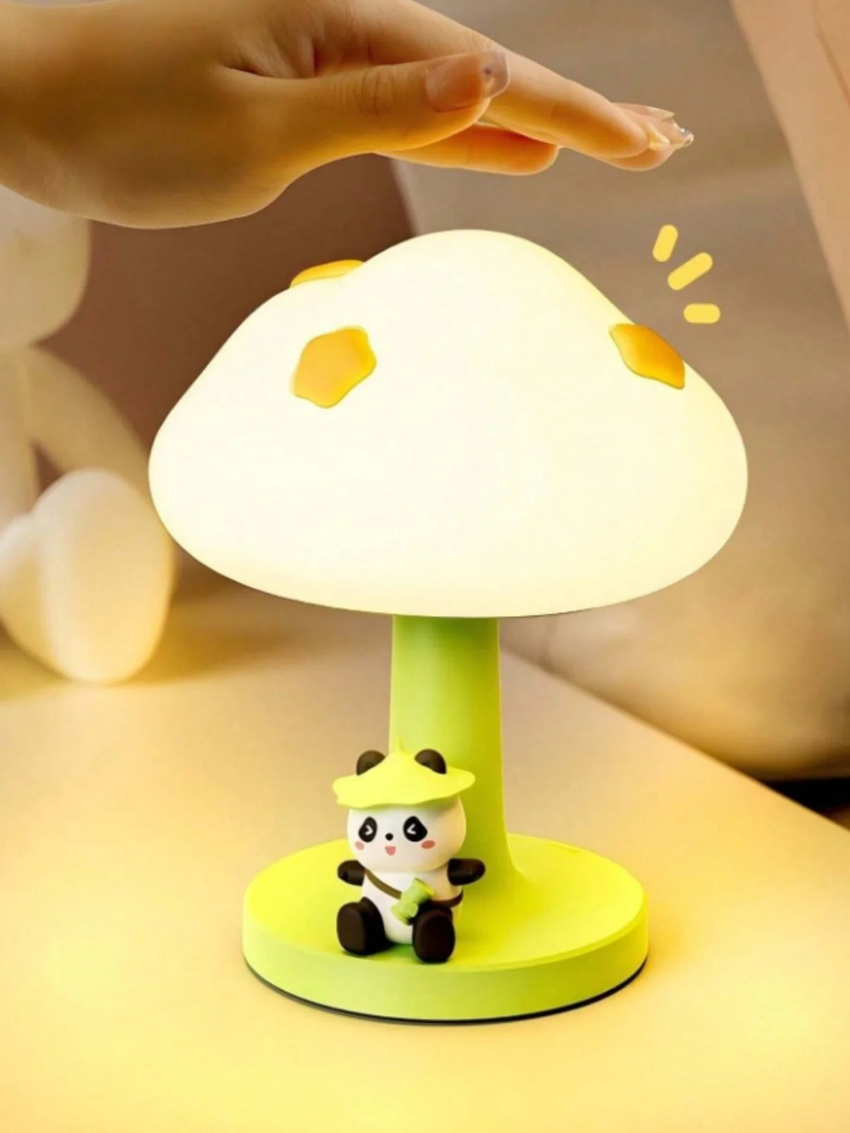 CUTE MUSHROOM PANDA LAMP