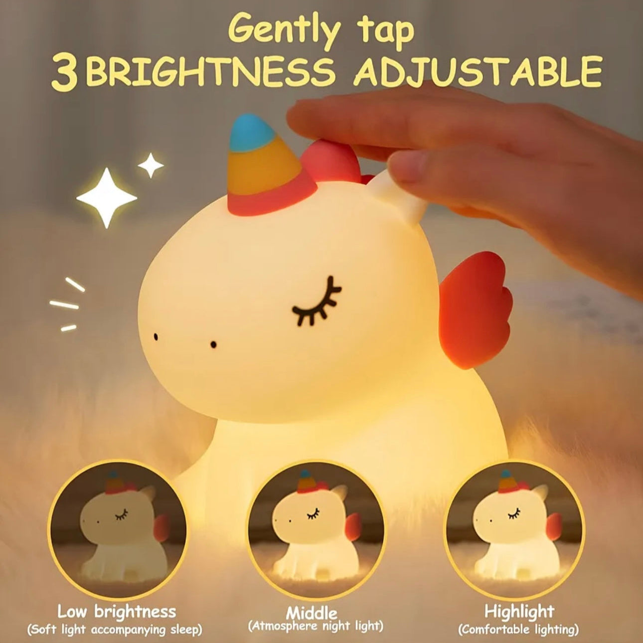CUTE UNICORN LAMP