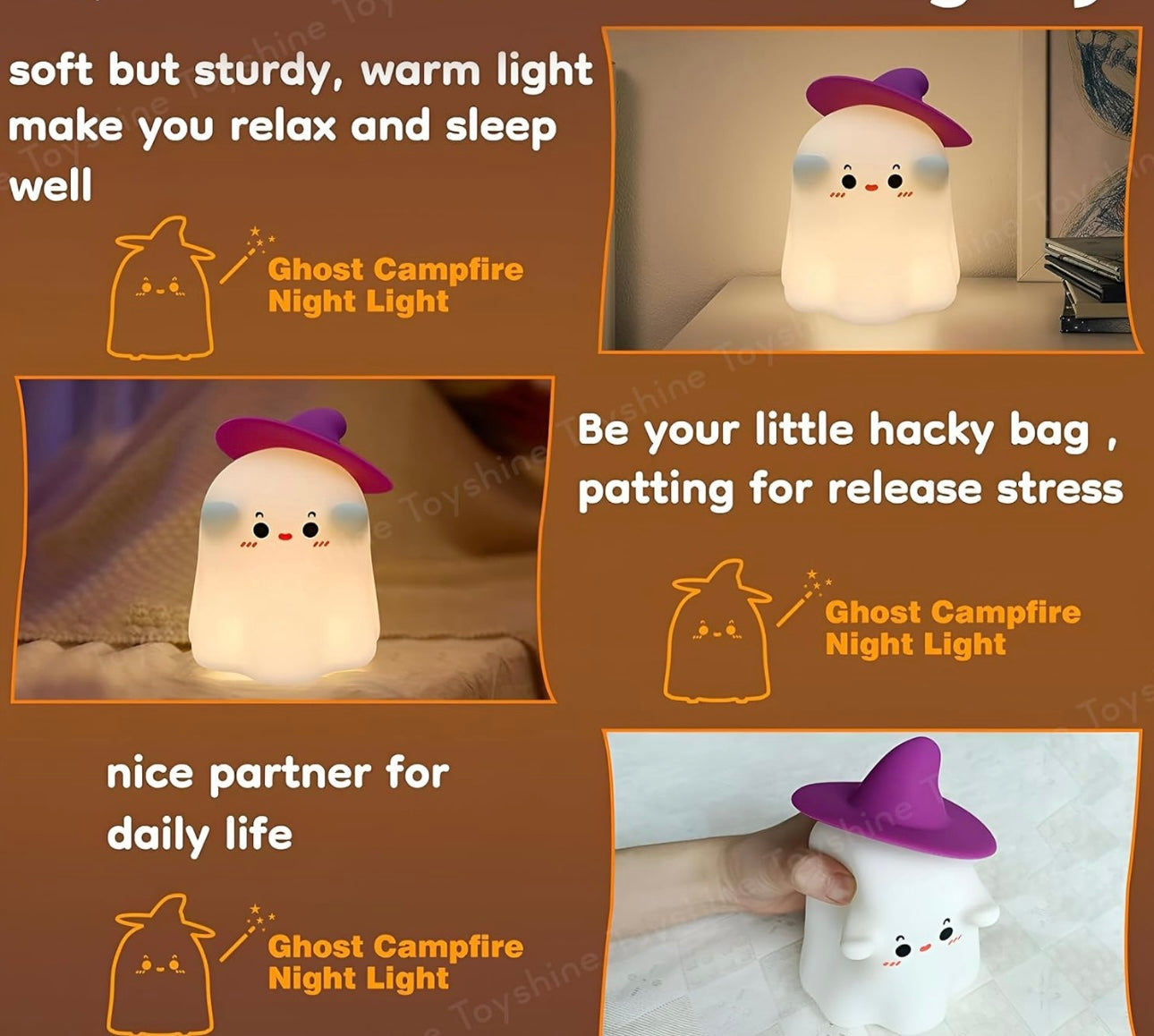 CUTE LITTLE GHOST LAMP
