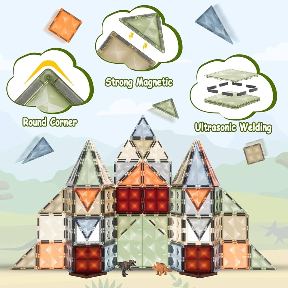 40PCS MAGNETIC TILES