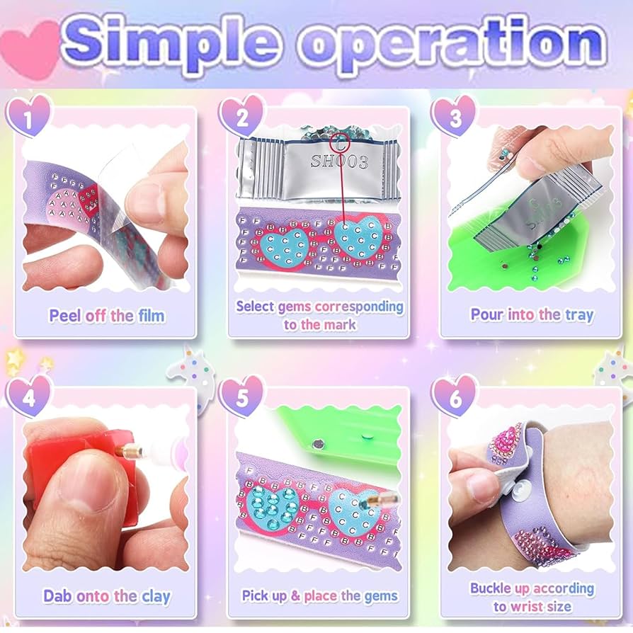 DIY DIAMOND BRACELET MAKING