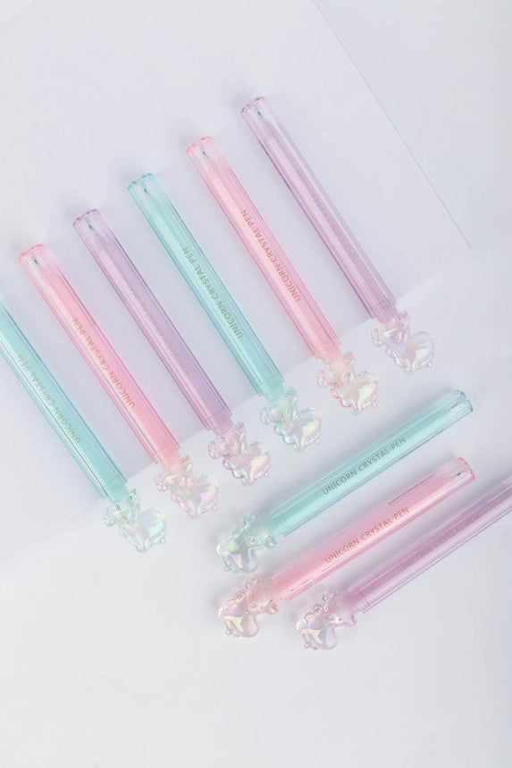 UNICORN CRYSTAL GEL PENS
