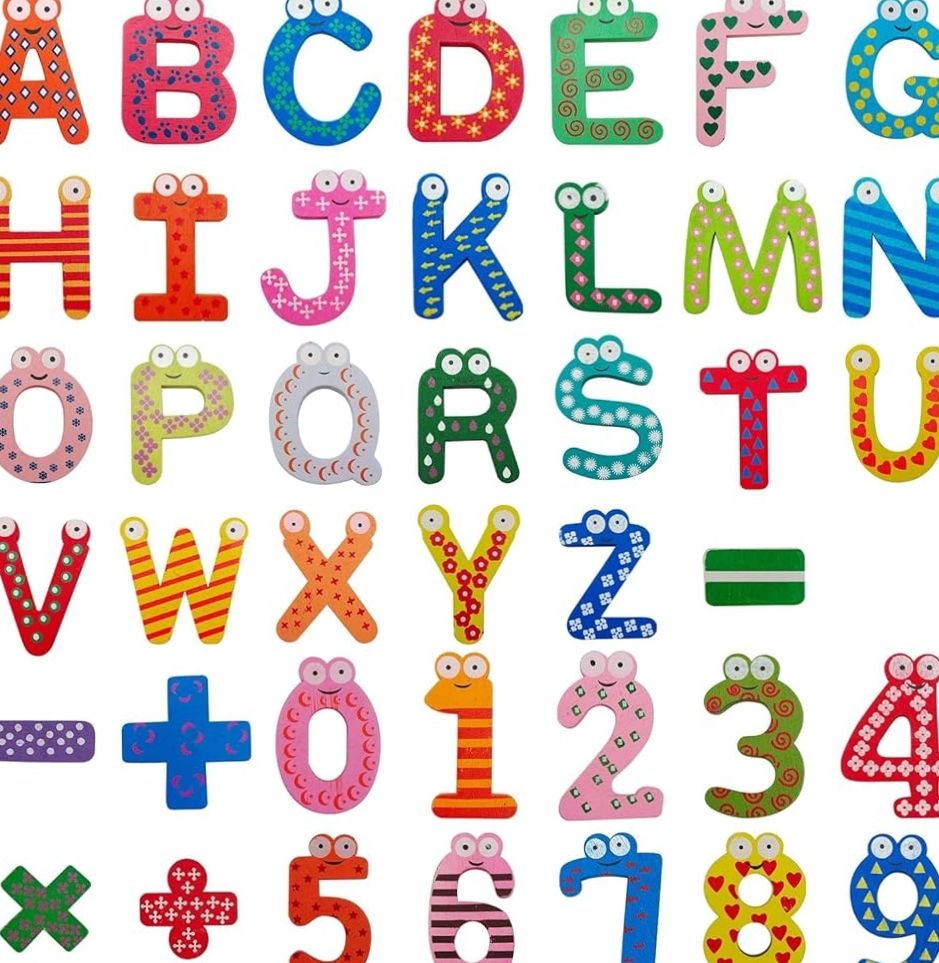 MAGNETIC ALPHBETS AND NUMBERS