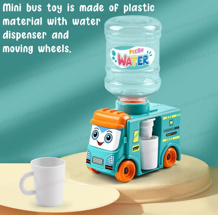 SCHOOL BUS TOY WITH WATER DISPENSER