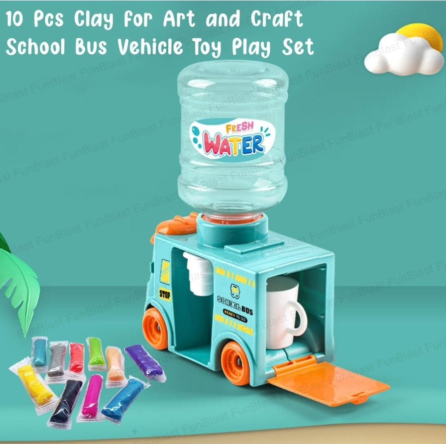 SCHOOL BUS TOY WITH WATER DISPENSER