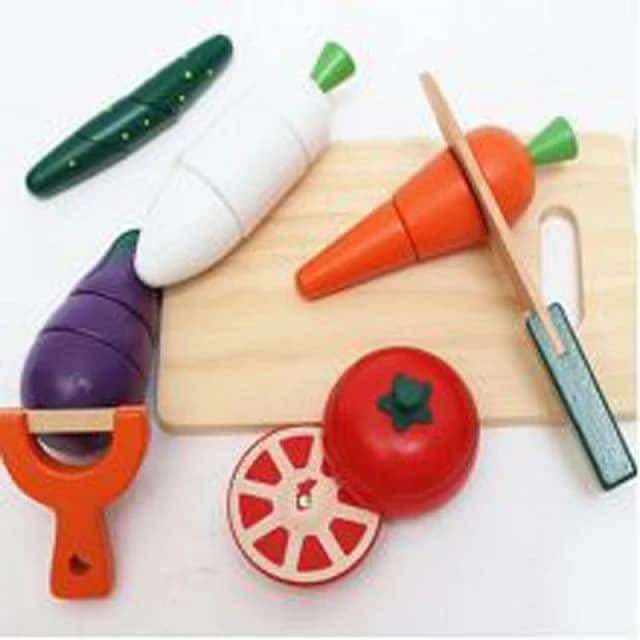 WOODEN VEGETABLE CHOPPING