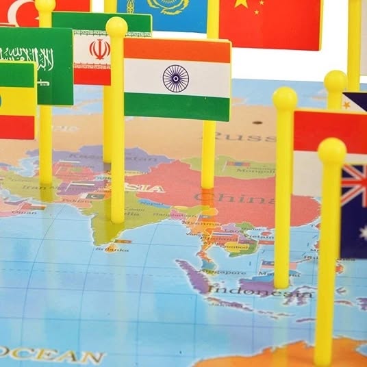 MAP OF THE WORLD