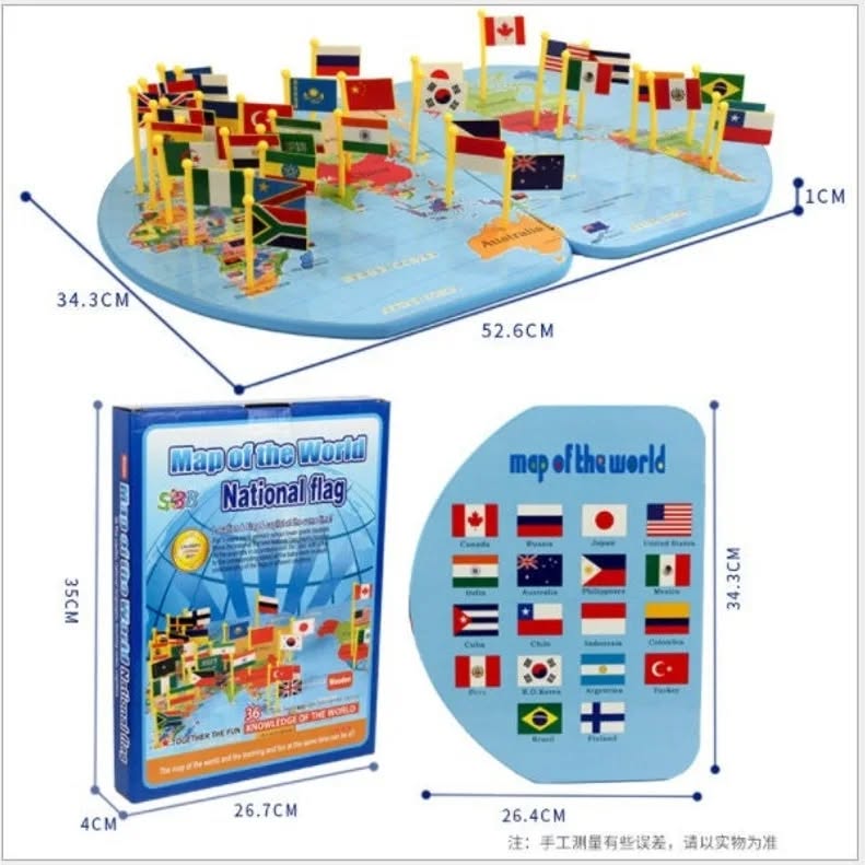MAP OF THE WORLD