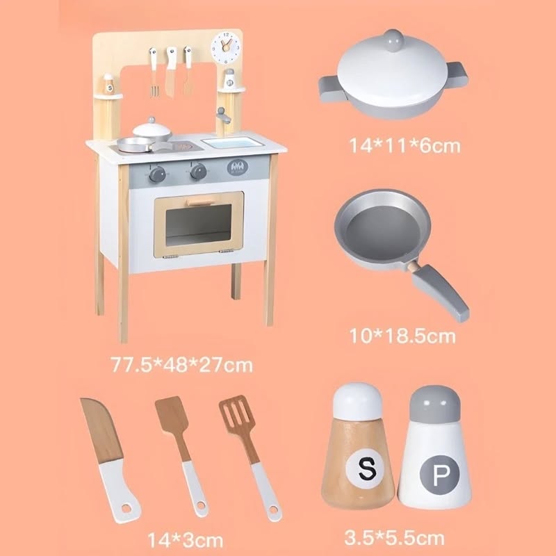WOODEN KITCHEN SET