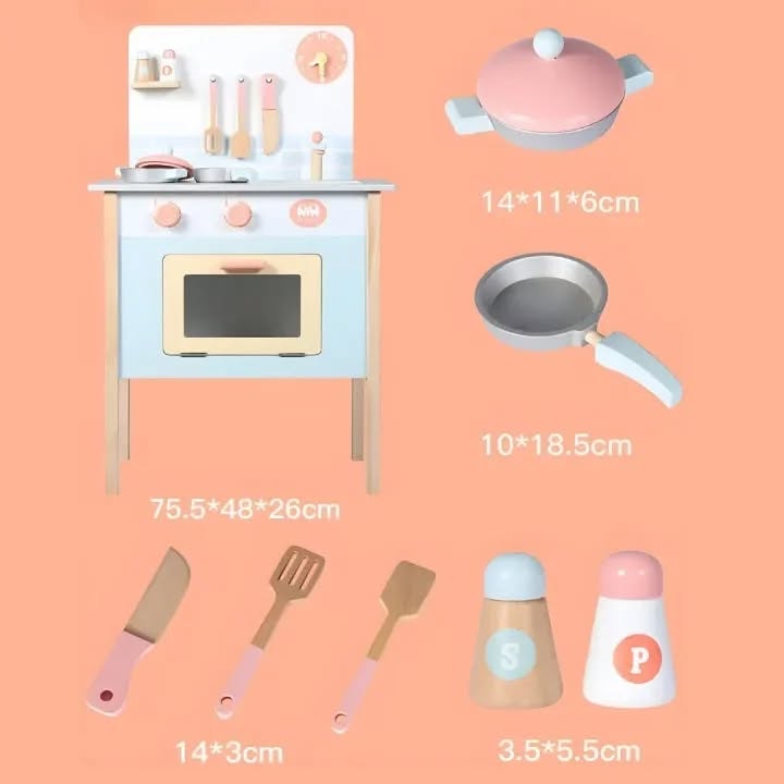 WOODEN KITCHEN SET