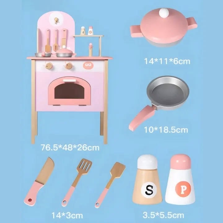 WOODEN KITCHEN SET