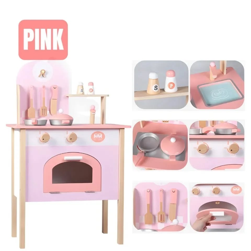 WOODEN KITCHEN SET