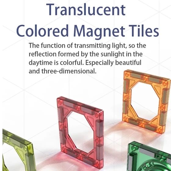 129 PCS MAGIC MAGNETIC TIELS