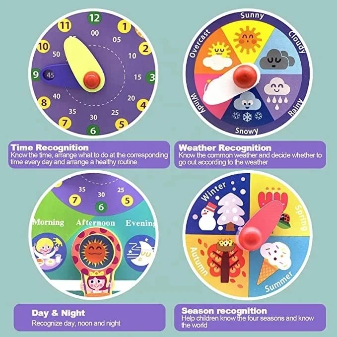 7 IN 1 CALENDAR CLOCK