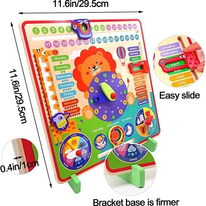 7 IN 1 CALENDAR CLOCK