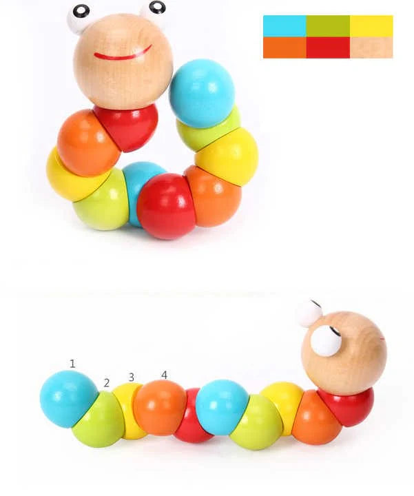WOODEN CATERPILAR