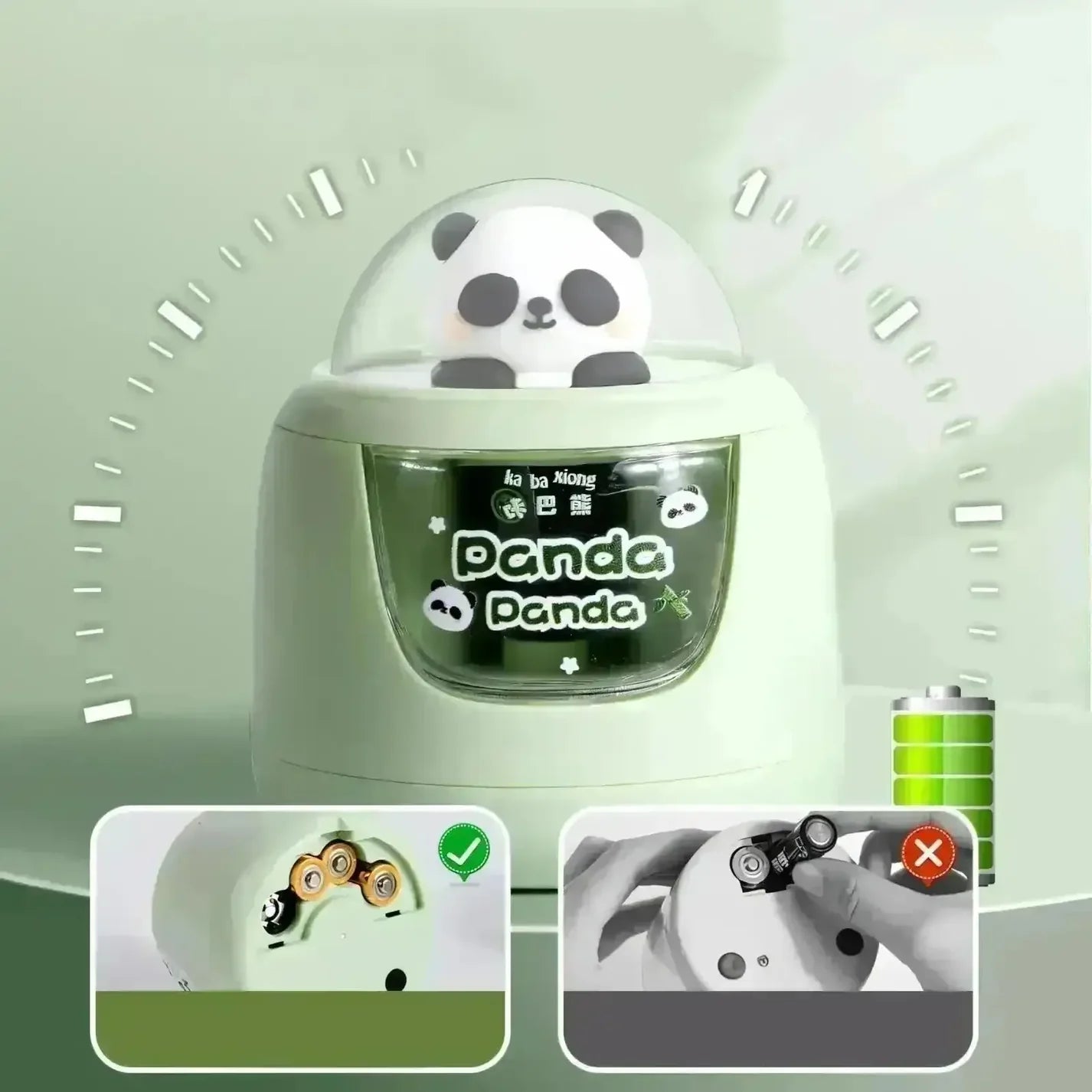 CUTE PANDA/SPACE BATTERY OPERATED SHARPNER