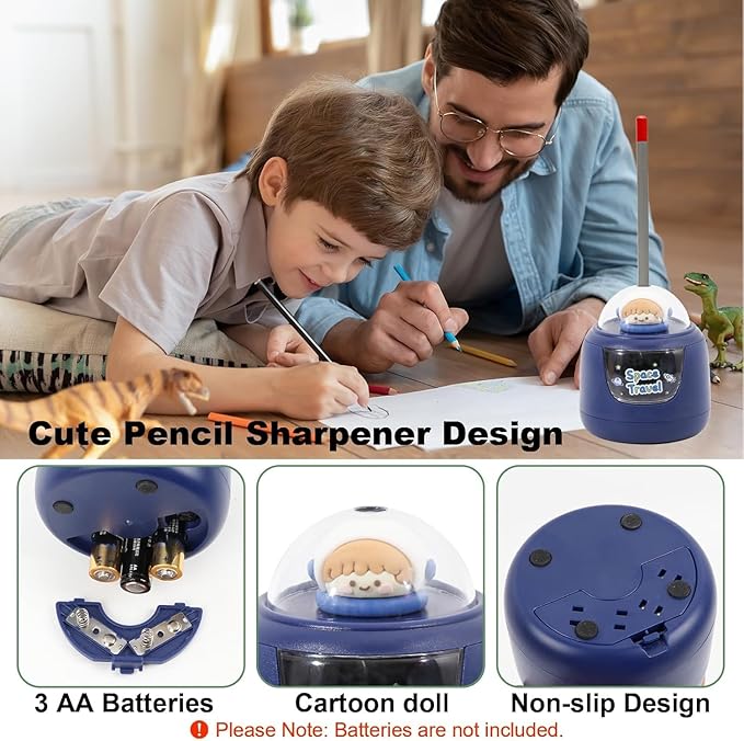 CUTE PANDA/SPACE BATTERY OPERATED SHARPNER