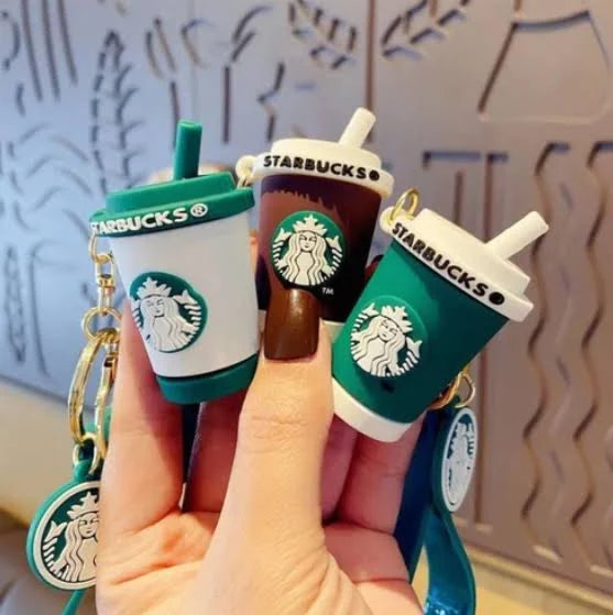 STARBUCKS COFFEE CUP KEYRING