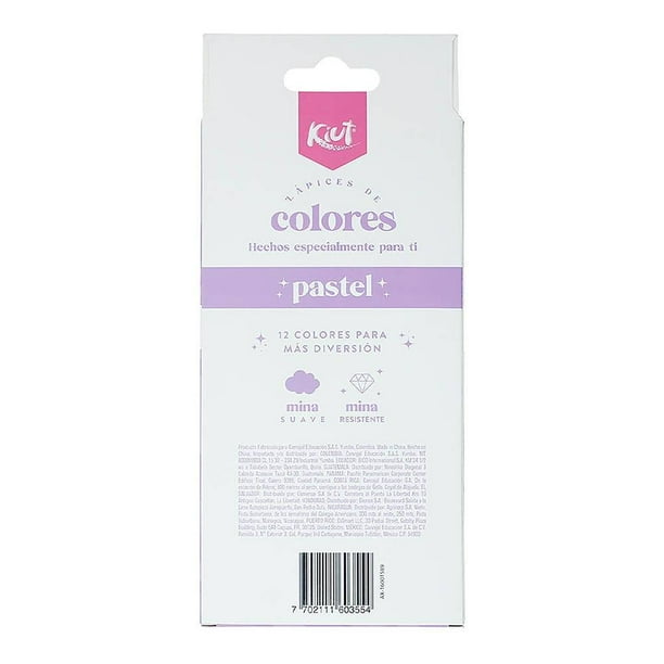 12 SHADES PASTEL PANCIL COLORUS