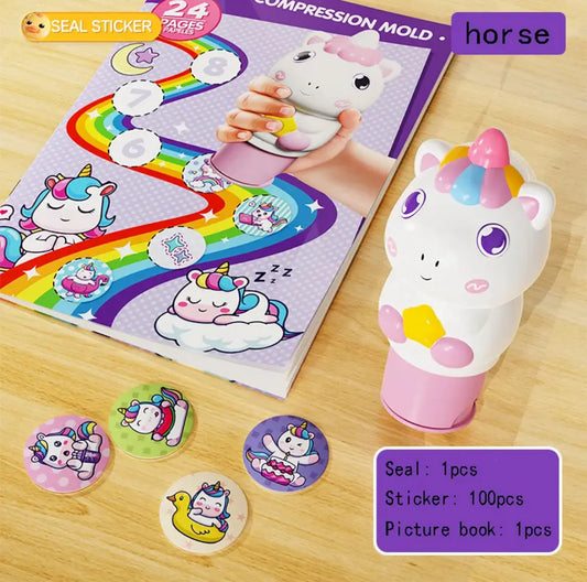 MAGIC STAMPER-100 REUSABLE STICKERS