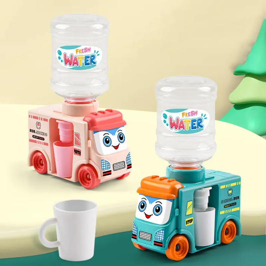 SCHOOL BUS TOY WITH WATER DISPENSER