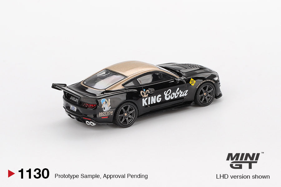 MINI GT #1130 Shelby GT500 Dragon Snake Concept Black/Gold 1:64 Scale