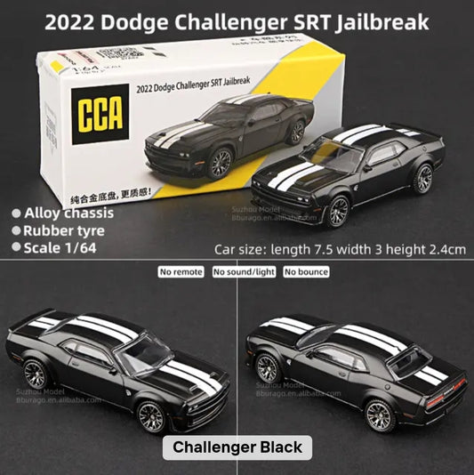 2022 Dodge Challenger SRT Jailbreak model car with packaging and details.