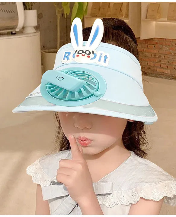 KIDS CHARGABLE FAN CAP