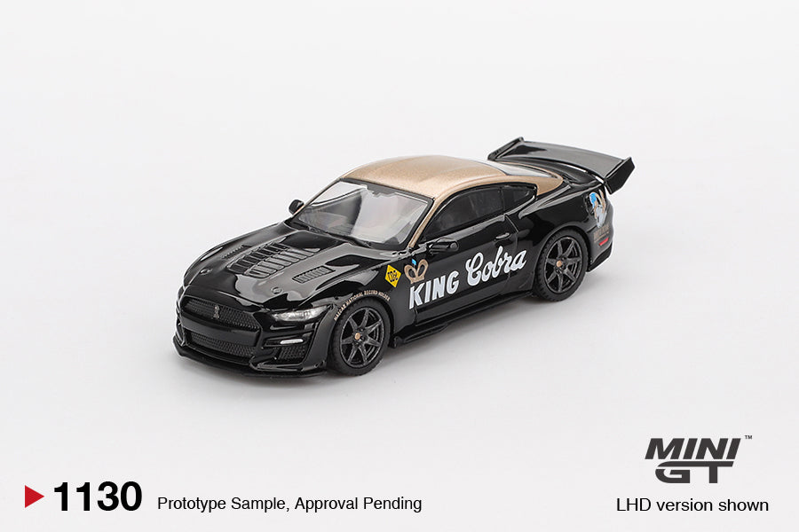 MINI GT #1130 Shelby GT500 Dragon Snake Concept Black/Gold 1:64 Scale