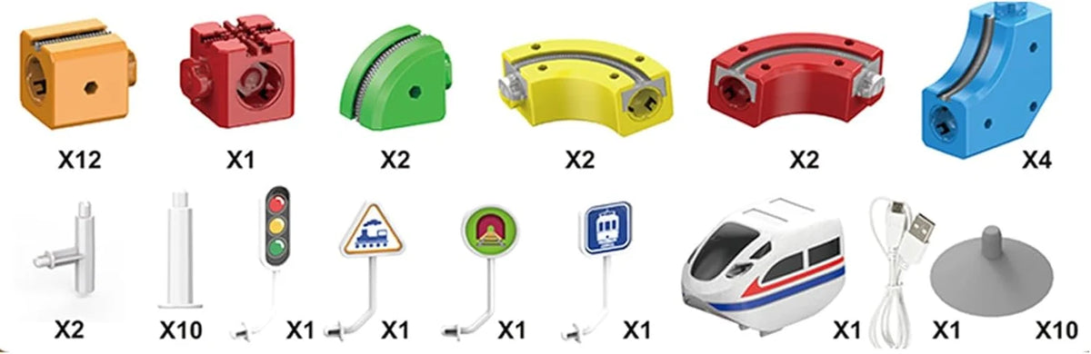 51PCS ELECTRIC TRAIN