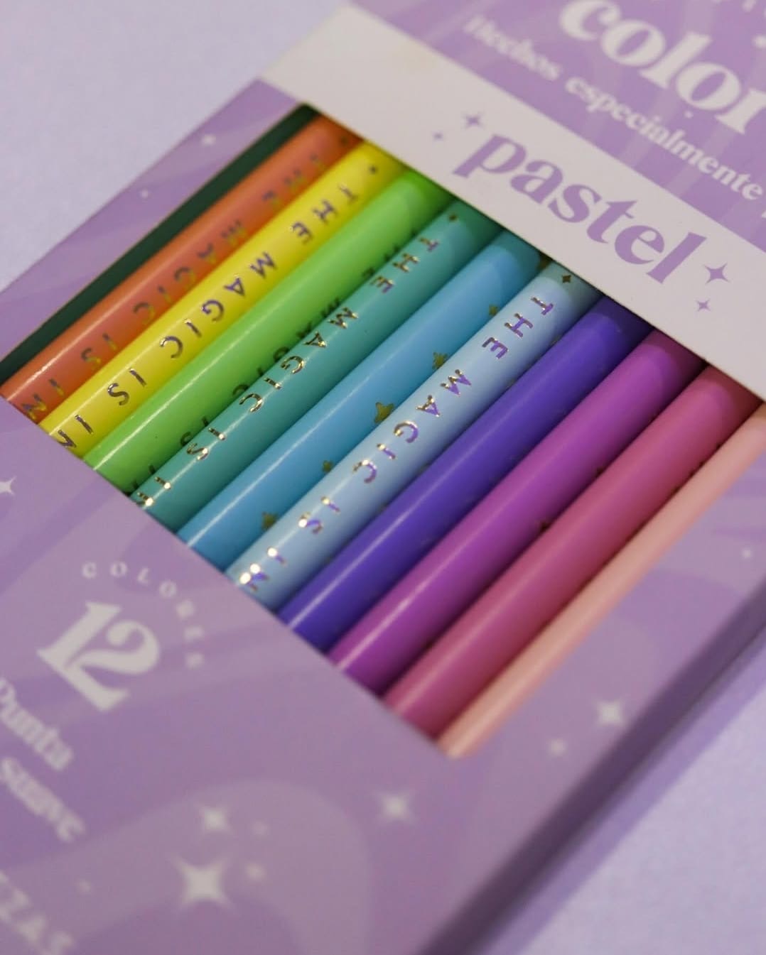 12 SHADES PASTEL PANCIL COLORUS