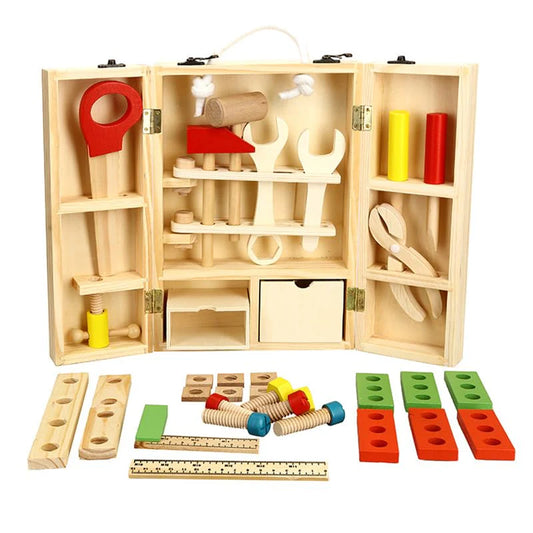 WOODEN LOADED TOOL KIT