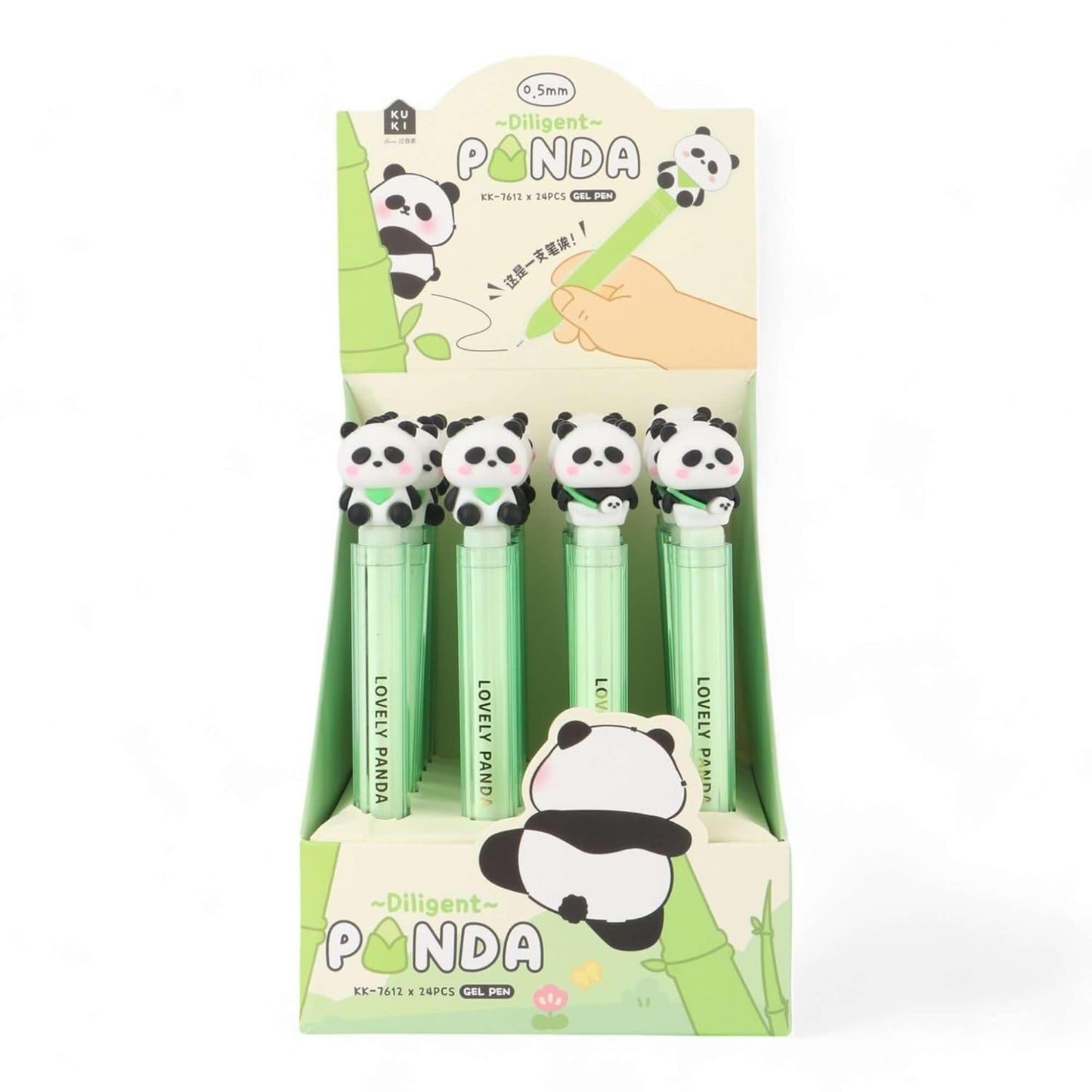CRYSTAL PANDA GEL PENS