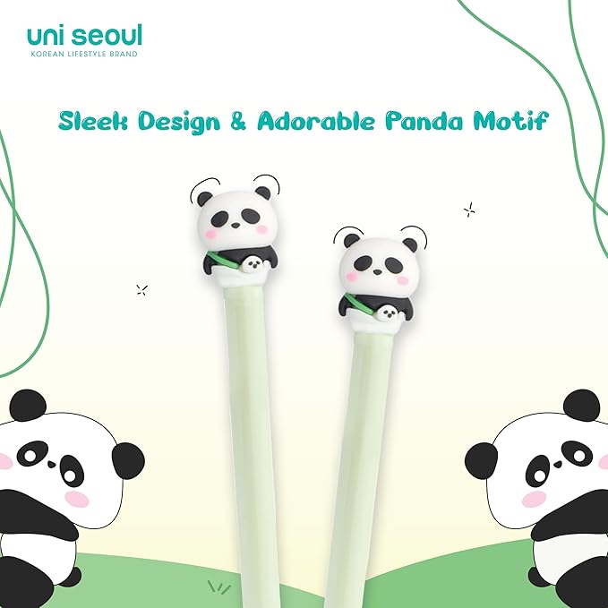 CRYSTAL PANDA GEL PENS