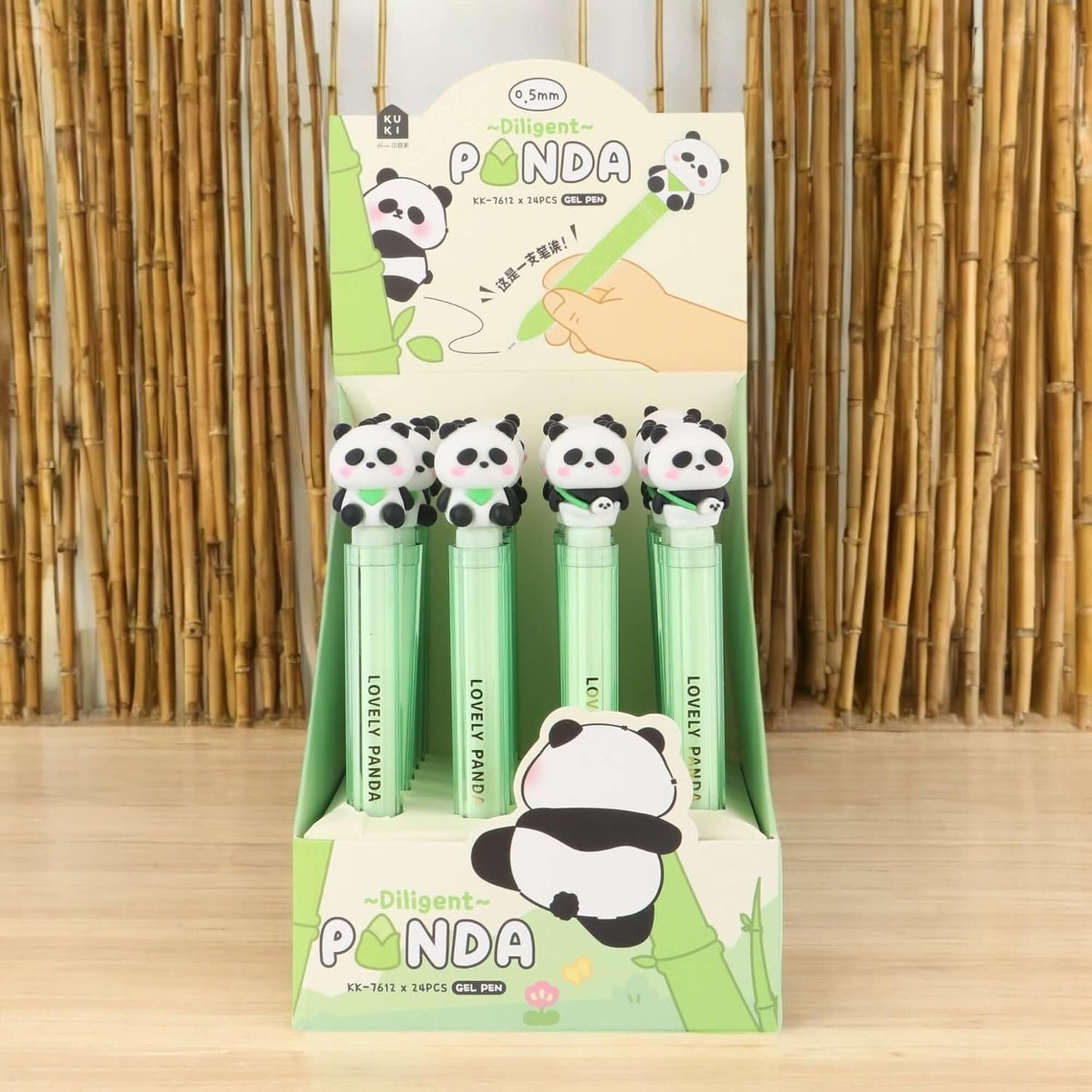 CRYSTAL PANDA GEL PENS