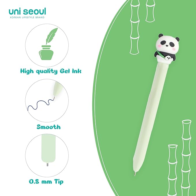 CRYSTAL PANDA GEL PENS